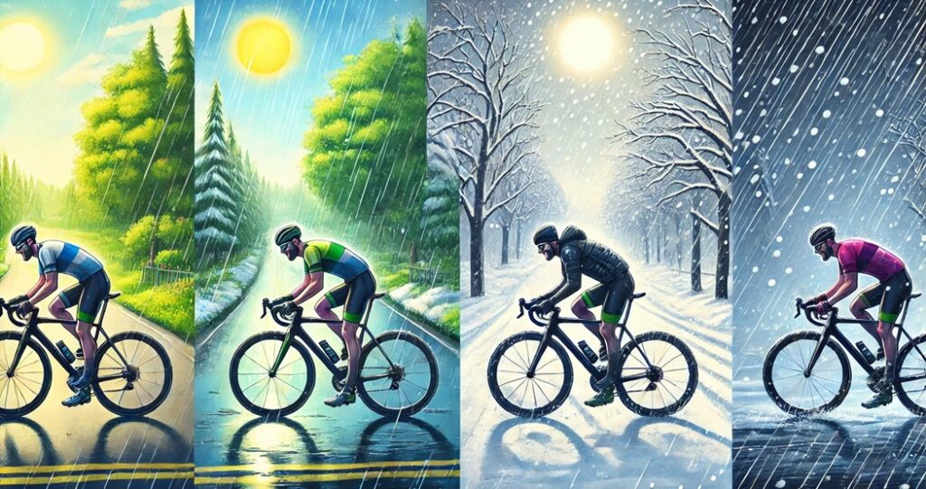 Cycling in Different Weather Conditions