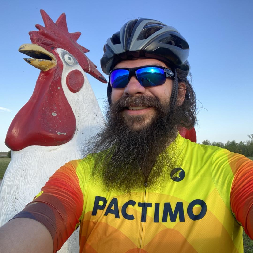 Cycling YouTube Channel Selfie